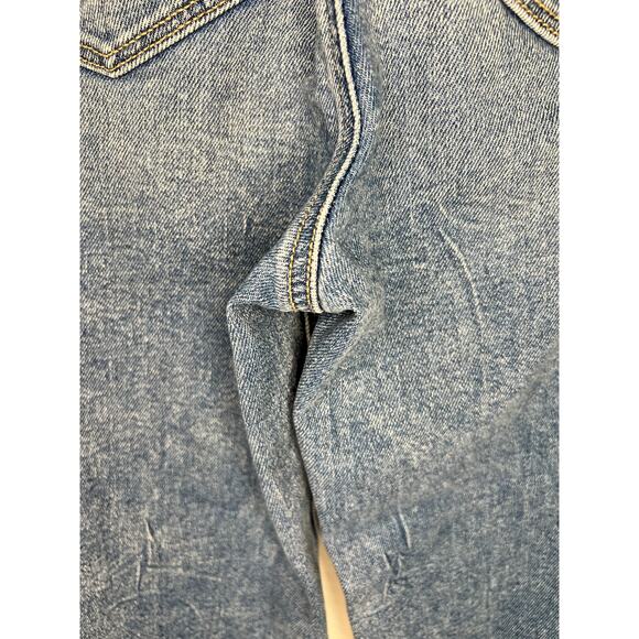 American Eagle (AE) Real Good Mom Stretch Distressed Straight Denim Jeans Sz 4 - Picture 9 of 11